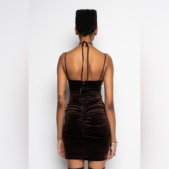 AKIRA Brown Dress Size Small - Picture 5 of 5